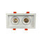 100-240V ডাবল হেডস LED স্পট ডাউনলাইট COB LED চিপ প্রতিষ্ঠিত 2 * 12W সরবরাহকারী