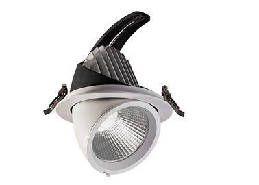 হোয়াইট / ব্ল্যাক Dimmable Gimbal LED Downlight Tridonic Lifud ড্রাইভার প্রতিষ্ঠিত সরবরাহকারী